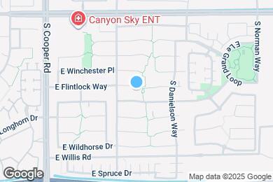 Map image of the property - 2317 E Flintlock Pl