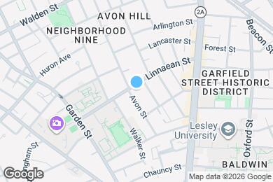 Map image of the property - 40 Linnaean St