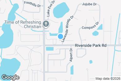 Map image of the property - 7608 Lakeside Woods Dr