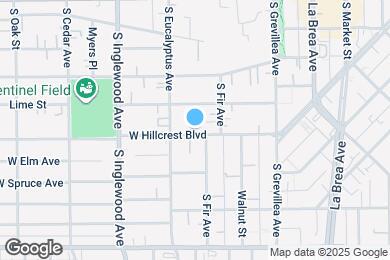 Map image of the property - 221 W Hillcrest Blvd