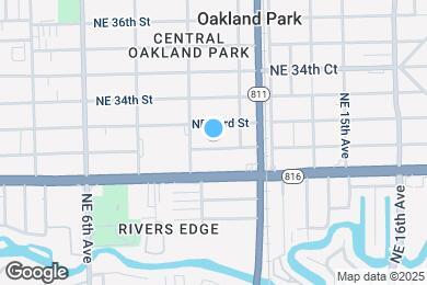 Map image of the property - 1035 NE 32nd St