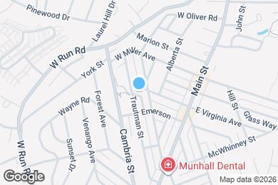 Map image of the property - 309 W Virginia Ave
