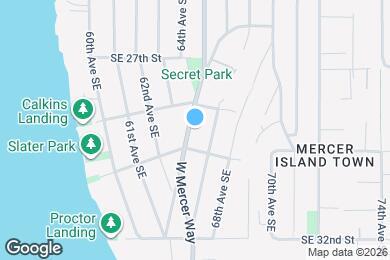 Map image of the property - 2832 W Mercer Way