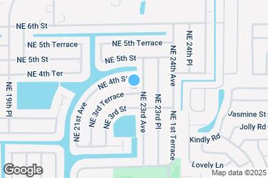Map image of the property - 2215 NE 3rd Terrace