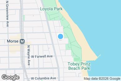 Map image of the property - 1140 W Morse Ave