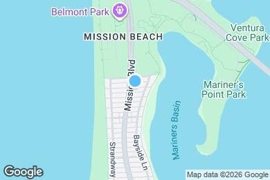 Map image of the property - 2965 Mission Blvd