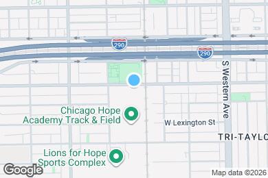Map image of the property - 2641 W Harrison St