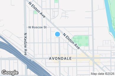 Map image of the property - 3314 N Sacramento Ave