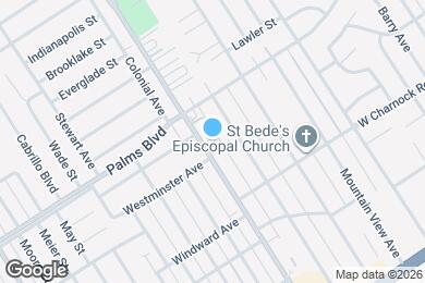 Map image of the property - 3540 S Centinela Ave