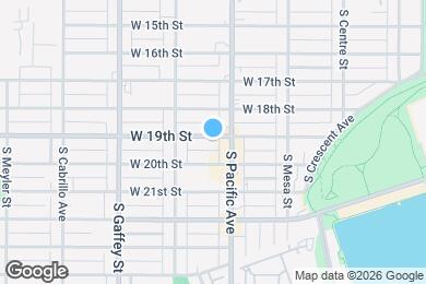 Map image of the property - 527 1/2 W 19th St