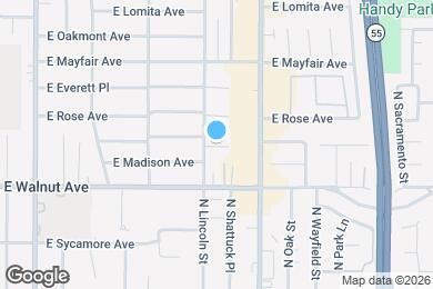Map image of the property - 1513 E Orange Grove Ave