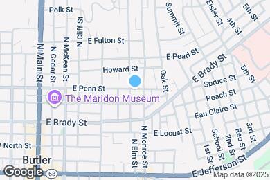 Map image of the property - 403 E Penn St