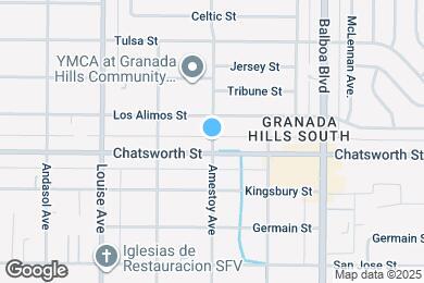 Map image of the property - 10717 Amestoy Ave