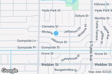 Map image of the property - 2496 Wisteria St