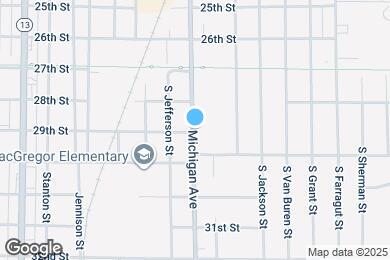 Map image of the property - 901 Michigan Ave