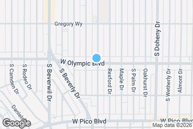 Map image of the property - 9332 W Olympic Blvd