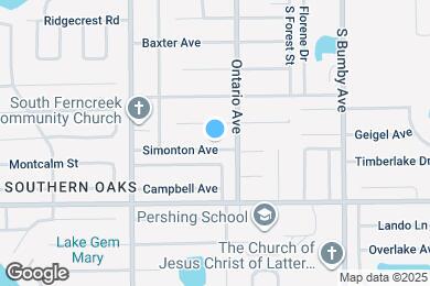 Map image of the property - 1805 Simonton Ave