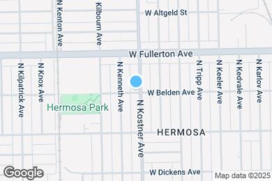 Map image of the property - 4402 W Belden St