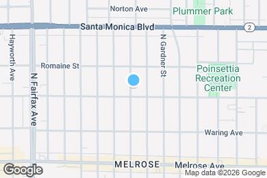 Map image of the property - 910 N Curson Ave