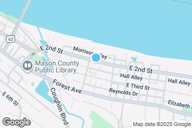 Map image of the property - 414 E 2nd St