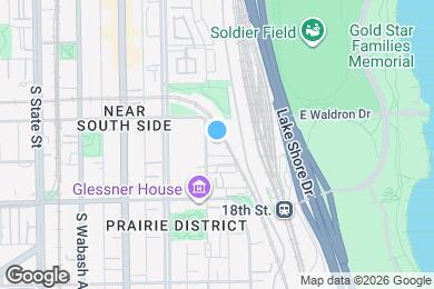 Map image of the property - 1629 S Prairie Ave