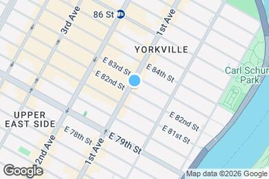 Map image of the property - 1580 First Avenue