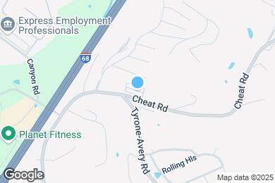 Map image of the property - 1001 Cheat Rd