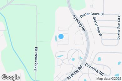 Map image of the property - 7411 Appling Rain Dr