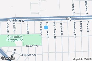 Map image of the property - 20455 Strathmoor St