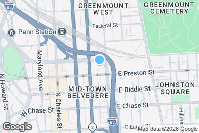 Map image of the property - 1312 Guilford Ave