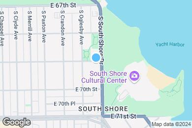 Map image of the property - 6900 S South Shore Drive