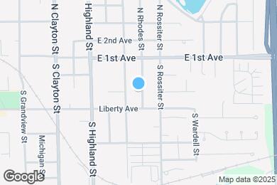 Map image of the property - 245 S Rhodes St