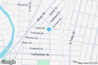 Map image of the property - 12-14-14 Rosa Parks Blvd