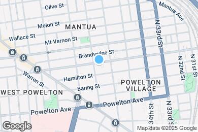 Map image of the property - 3616 Spring Garden St