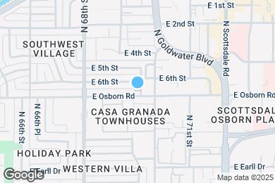 Map image of the property - 6926 E Osborn Rd