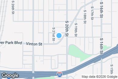 Map image of the property - 2024 Vinton St