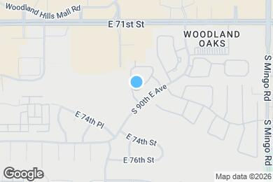 Map image of the property - Woodland Oaks Apartments