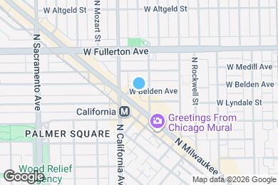 Map image of the property - 2735 W Belden Ave