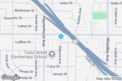 Map image of the property - 16455 Ludlow St