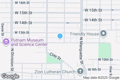 Map image of the property - 1410 W 12th St
