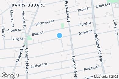 Map image of the property - 109 Barker St