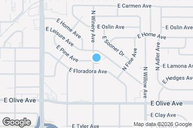 Map image of the property - 1330 N Winery Ave