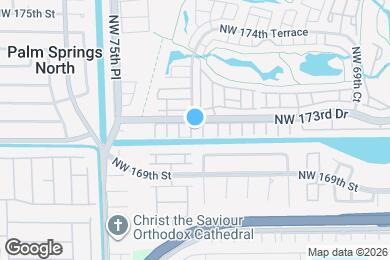 Map image of the property - 17241 NW 74th Ave