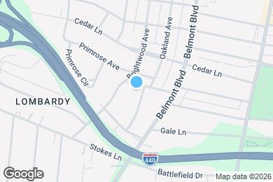 Map image of the property - 3003 Oakland Ave