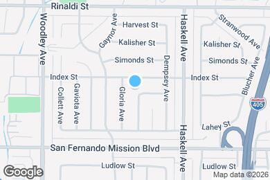 Map image of the property - 11235 Densmore Ave
