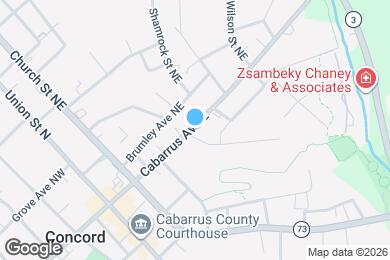 Map image of the property - 116 Cabarrus Ave E