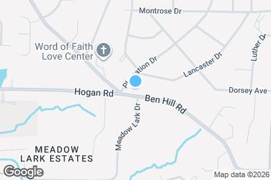 Map image of the property - 2371 Ben Hill Rd