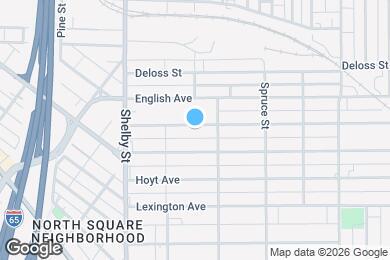 Map image of the property - 1309 Spann Ave