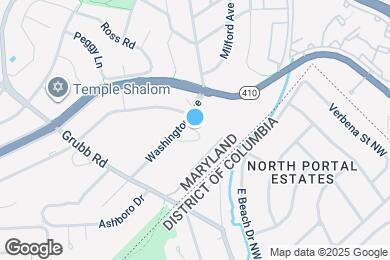 Map image of the property - 2200 Washington Ave