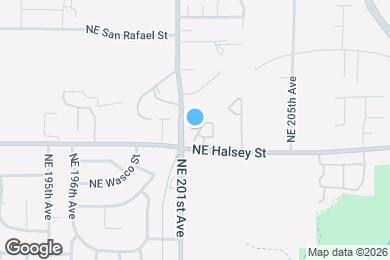 Map image of the property - 20115 NE Halsey St
